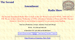 Desktop Screenshot of 2ndamendmentshow.com